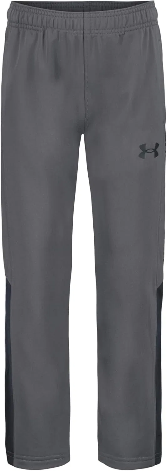Детские спортивные штаны Under Armour Brawler Warm-up, быстросохнущие и влагоотводящие, свободного кроя, Castlerock Tapered