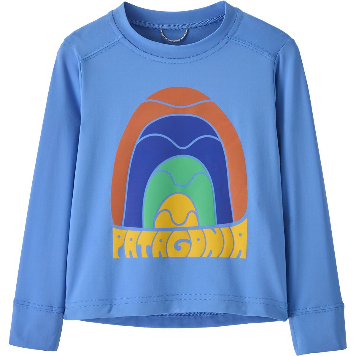 

Детская футболка с длинным рукавом Capilene Silkweight - для малышей Patagonia, синий