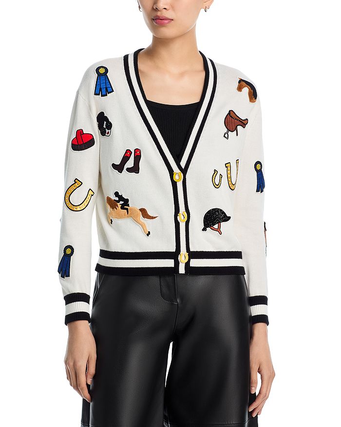 

Кардиган конный Bradley Alice and Olivia, белый