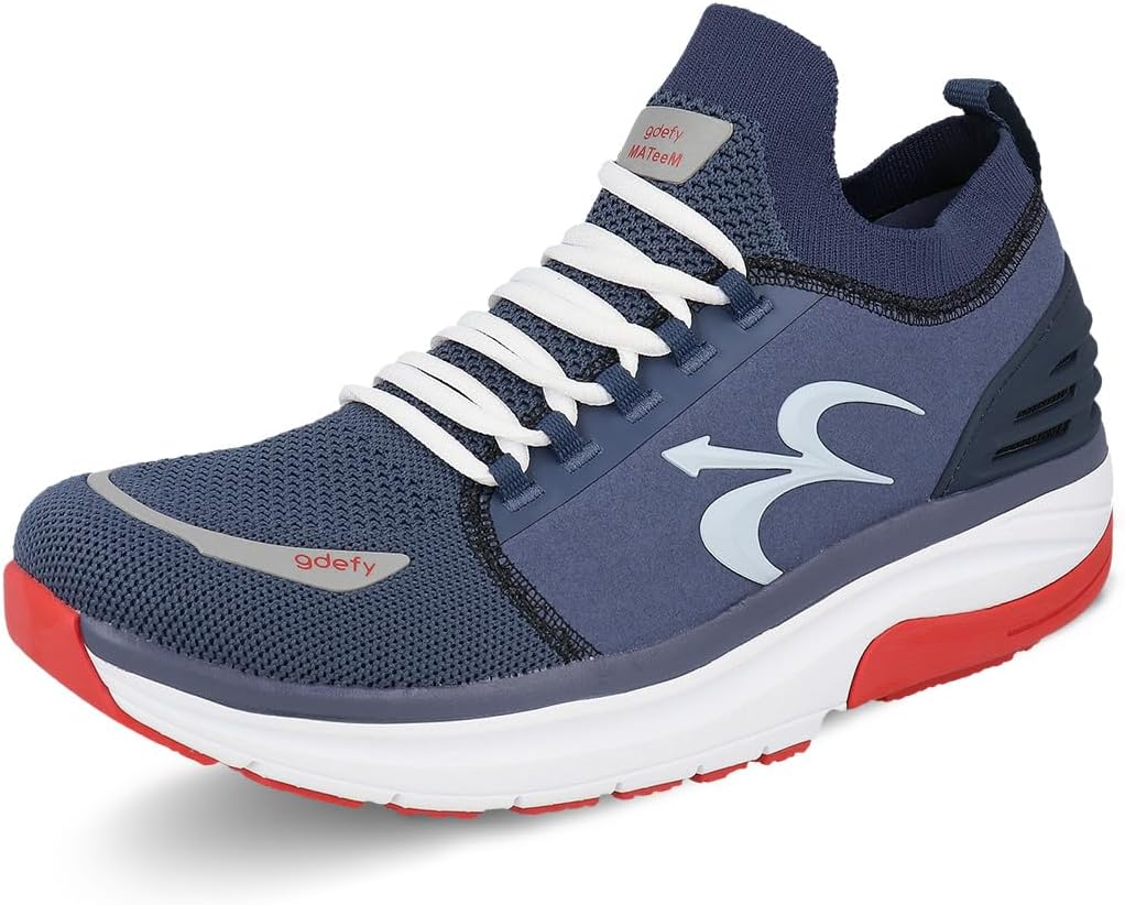 

Мужские кроссовки GDEFY MATeeM Cross-Trainer - гибридные кроссовки VersoShock с доказанным эффектом облегчения боли и поддержкой Gravity Defyer, красный/синий
