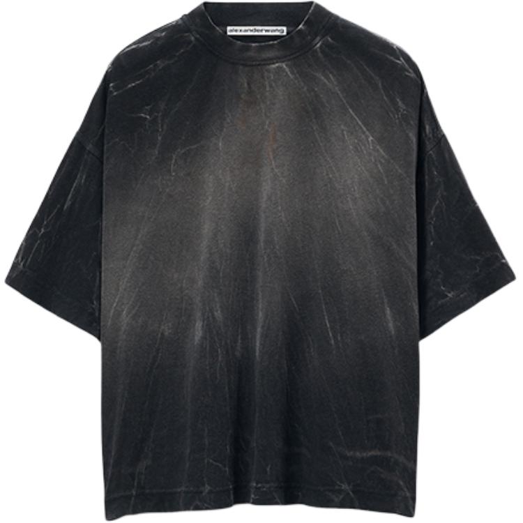 Alexander Wang Футболка из хлопка с эффектом отбеливания — фото 3
