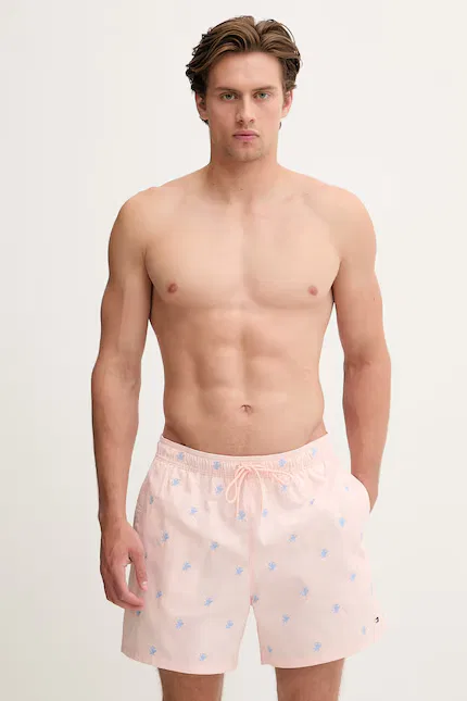 Плавки мужские в полоску SUMMER Tommy Hilfiger, оранжевый