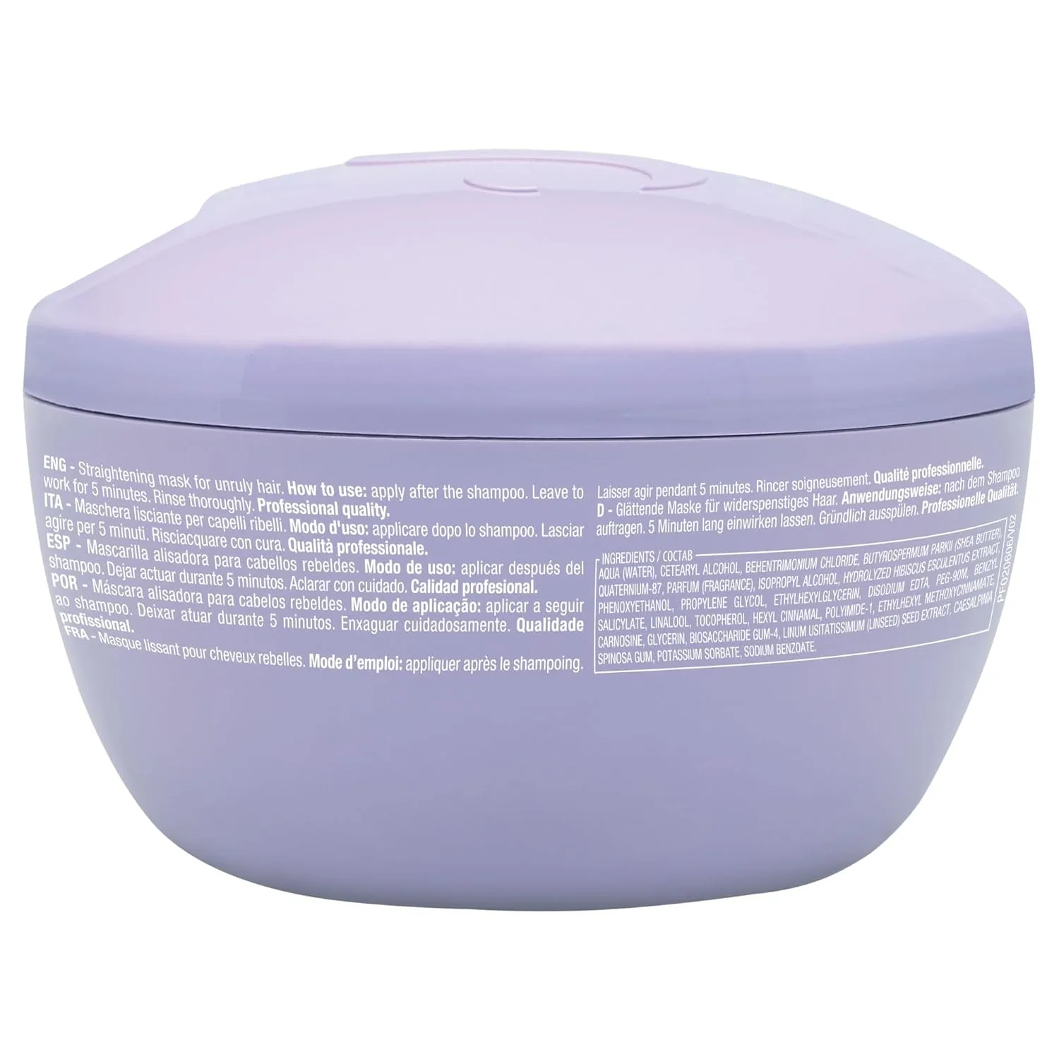 Маска Alfaparf Milano Semi Di Lino Smooth Mask для вьющихся и непослушных волос - Интенсивное средство для распутывания волос - Контролирует пушистость - Выпрямляет и увлажняет непослушные волосы 200 мл (1 шт.) — фото 2