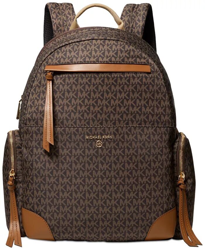 

Большой рюкзак с логотипом Prescott Michael Kors, коричневый