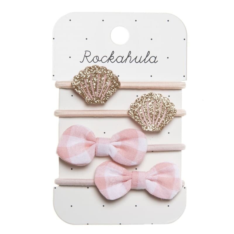 

Rockahula Kids 4 резинки для волос с блестками Seashell