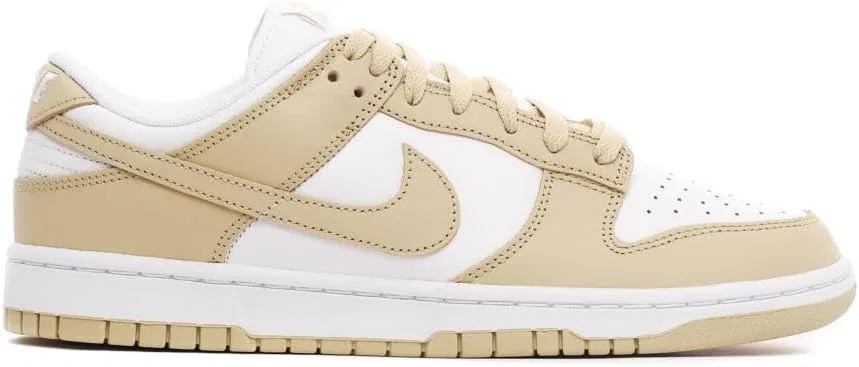 Кроссовки мужские Nike Dunk Low, цвет White Gold Team White