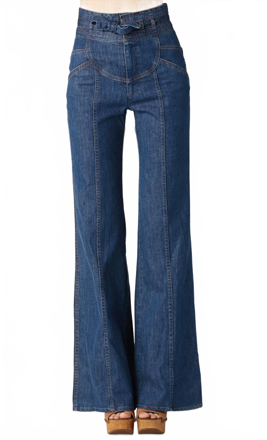 

Женские джинсы Waiting For The Sun Bells в синем Stoned Immaculate