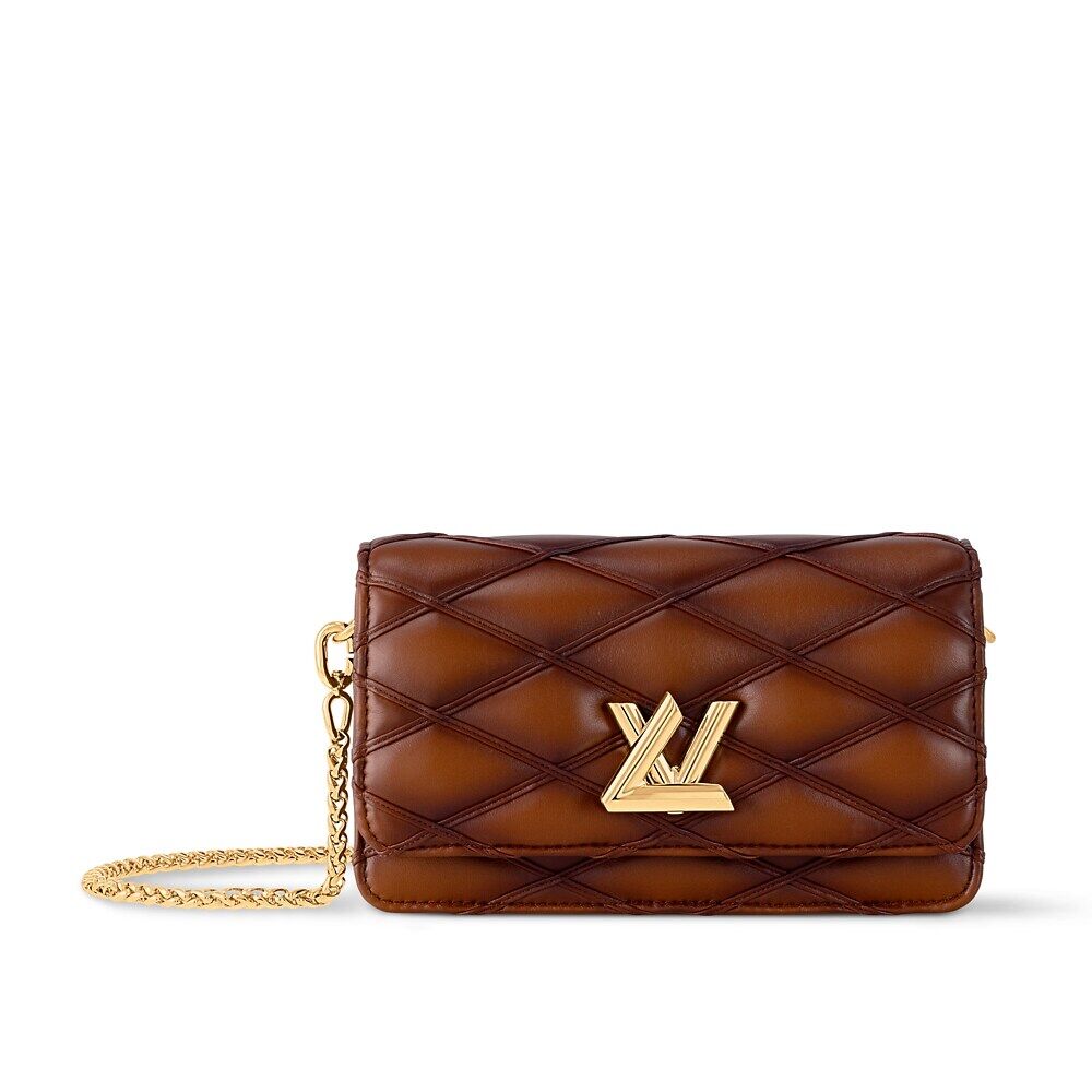 

Кошелек на цепочке GO-14 Louis Vuitton, коричневый