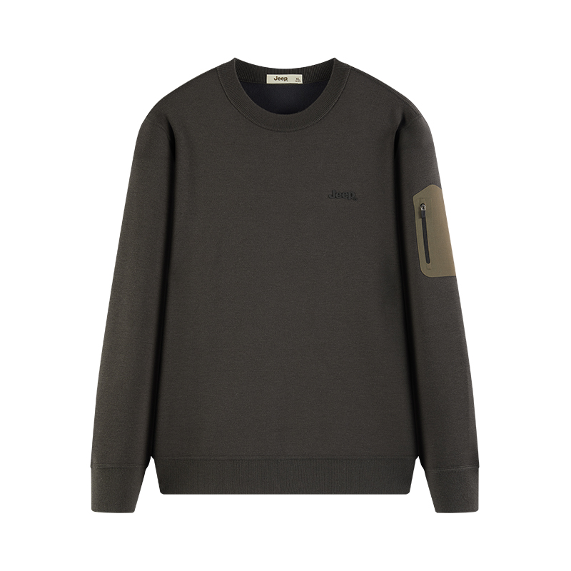 

Свитер унисекс Jeep, корейский серо-коричневый