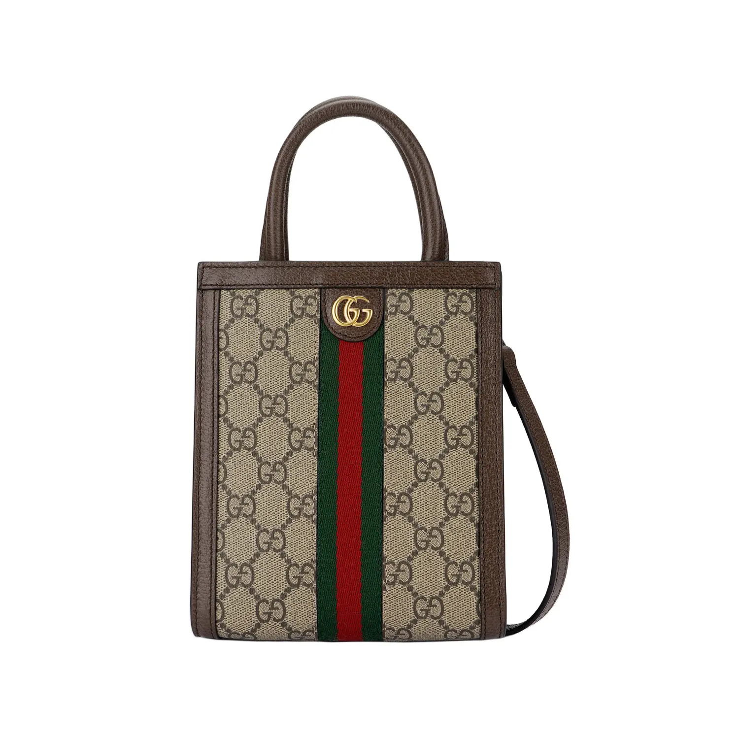 

GUCCI Тканевая кожаная женская сумка офисдия экстра мини бежевая и черная