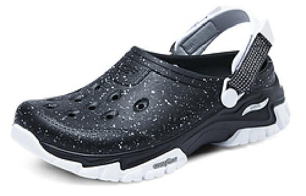 Сандалии foamies sandals 'black white' Skechers, черный — фото 3