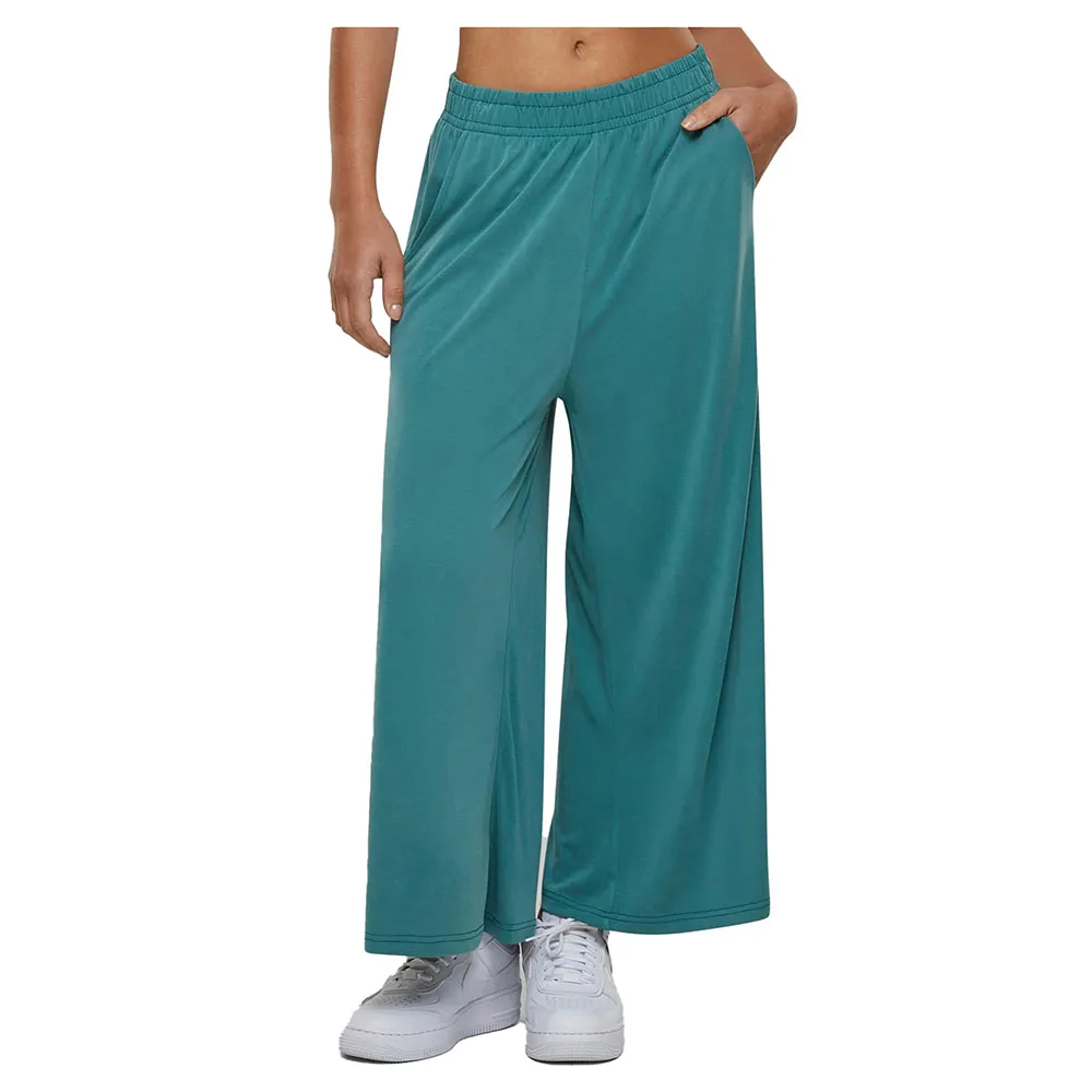 

Брюки Urban Classics Wide-Leg, зеленый