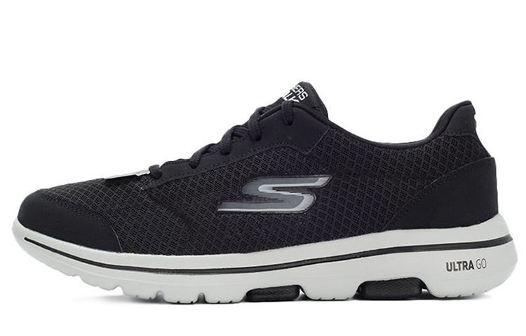 

Кроссовки для бега Go Walk 5 мужские с низким верхом, черные/белые Skechers