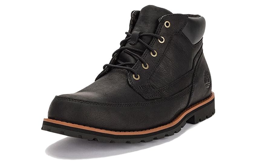 Мужские уличные ботинки Timberland из кожи, черный — фото 2