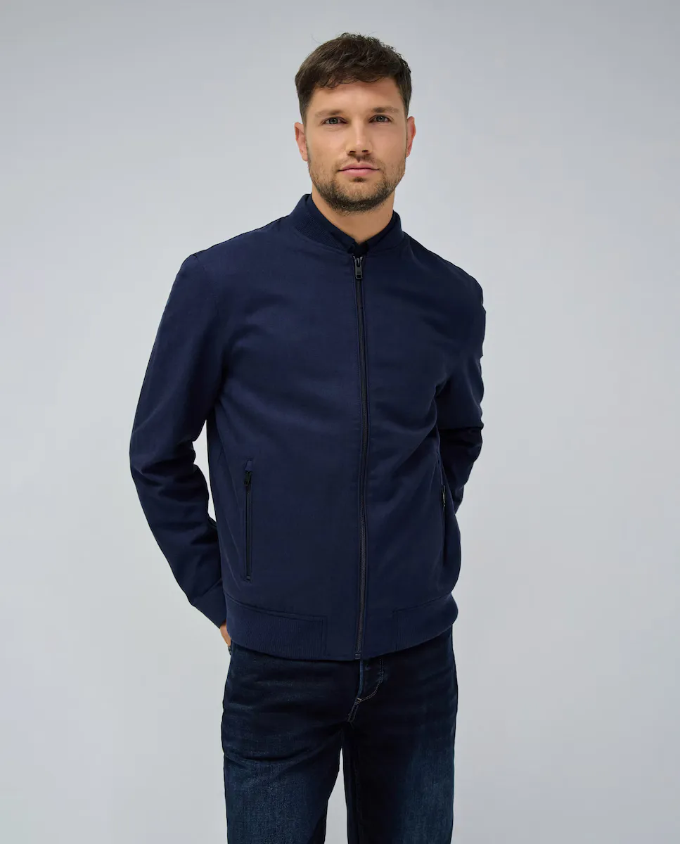 

Мужская куртка на молнии синего цвета Salsa Jeans, синий