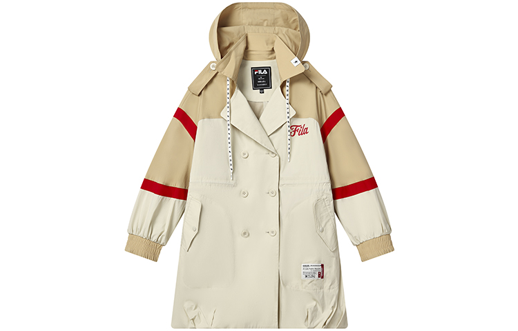 

Футболка женская бежевая хаки FILA, Бежевый каштан хаки