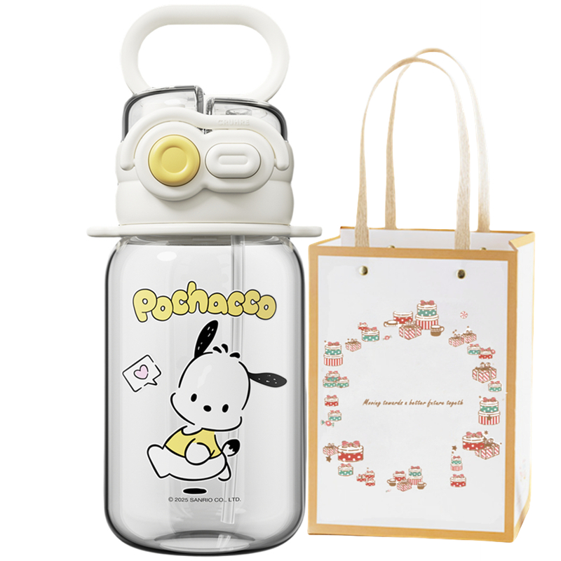 Пластиковая кружка с соломинкой 600 мл Sanrio — фото 3