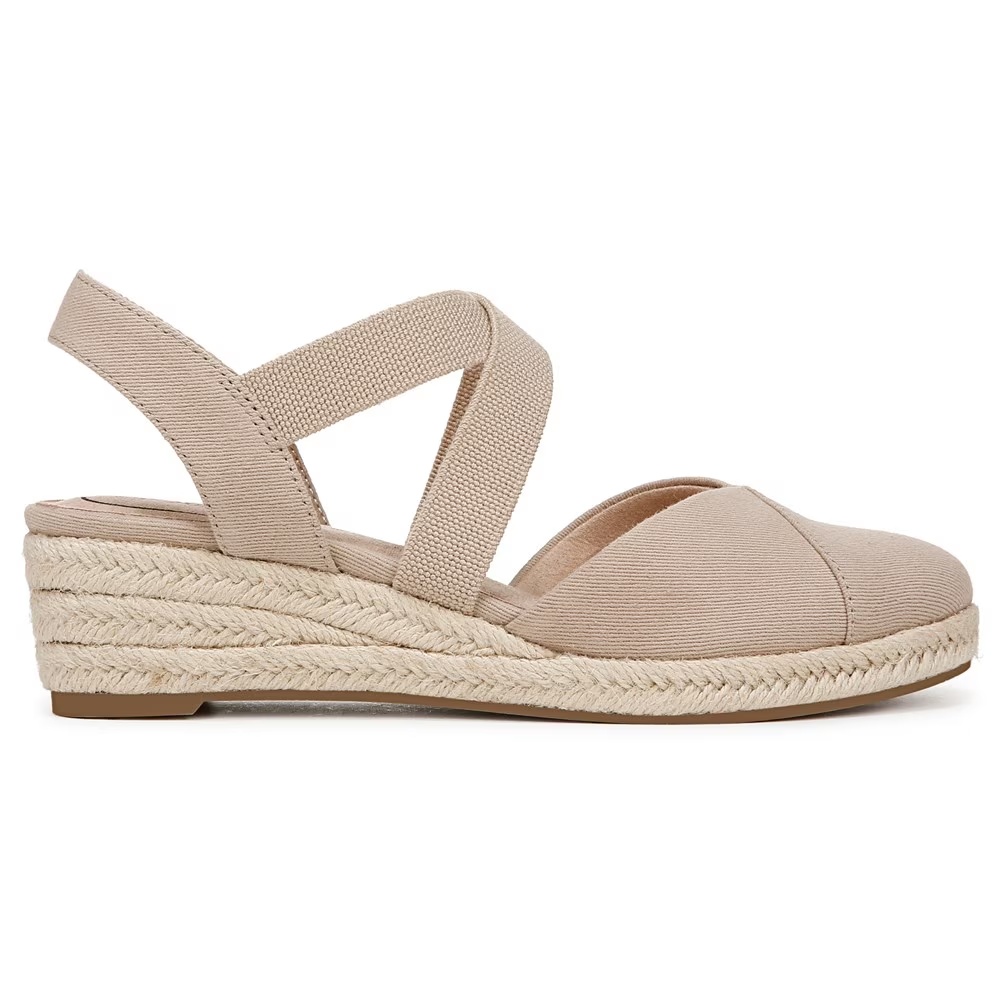 Туфли на танкетке Kimball espadrille wedge Lifestride, tender taupe fabric — фото 2