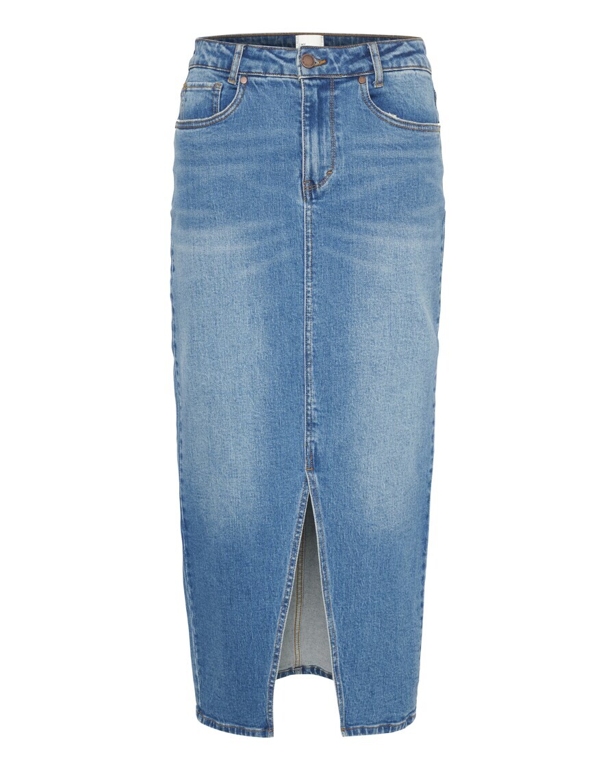 

Юбка миди My Essential Wardrobe Skirt Dango, синий деним