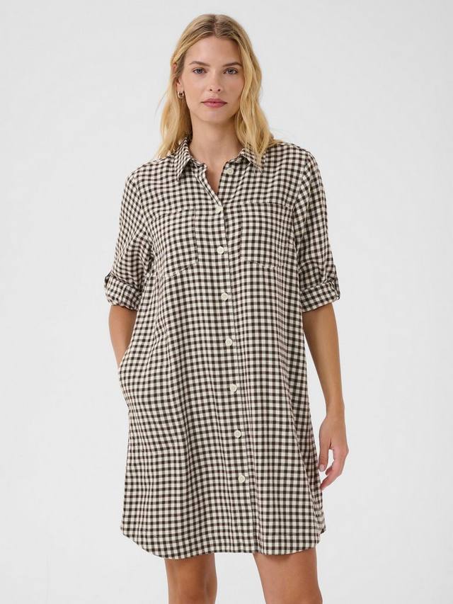 

Сардиас платье-рубашка в клетку Part Two, Ganache