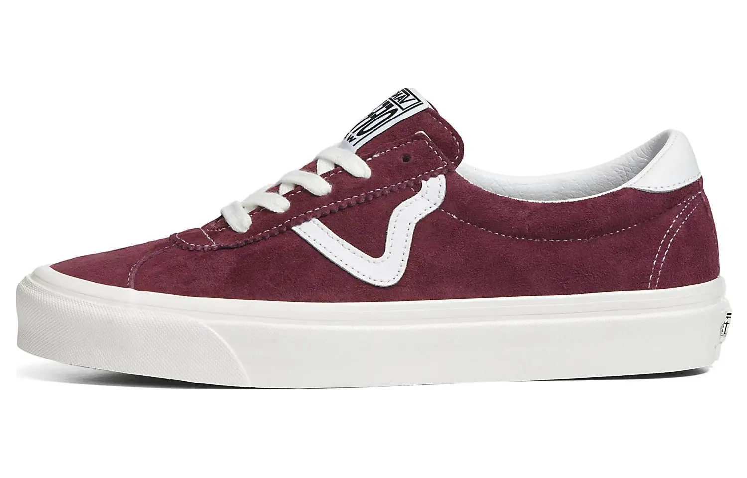 

Vans Style 73 DX «Pig Suede — бордовый белый», Белый, Vans Style 73 DX «Pig Suede — бордовый белый»