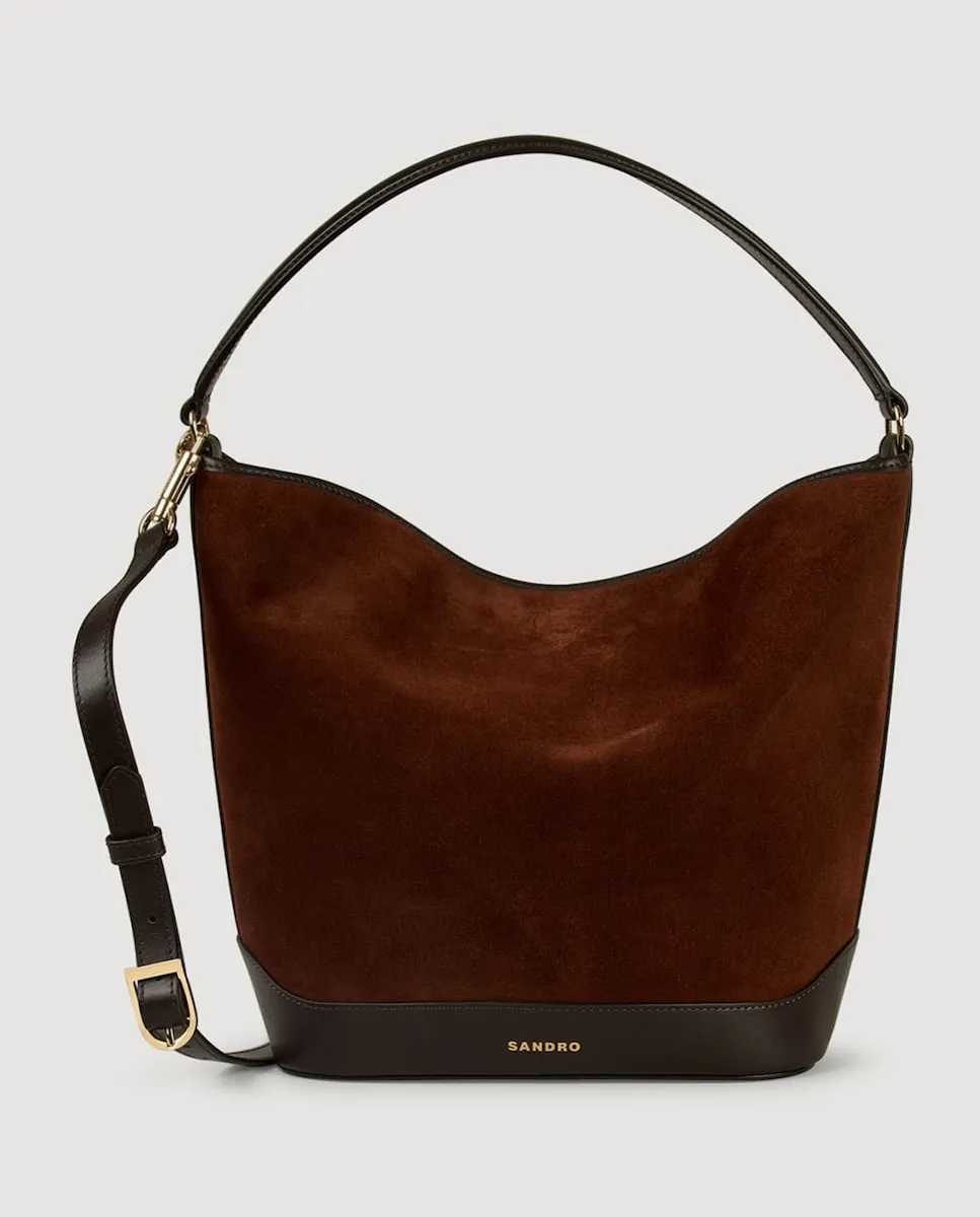 

Женская сумка из замши TANGOSO Sandro, коричневый