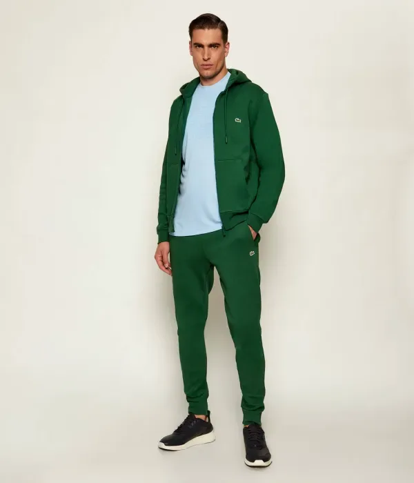 Толстовка Lacoste Classic Fit, базовая коллекция, зеленый — фото 2