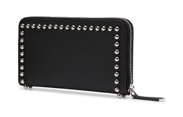 FENDI Кожаный кошелек из коровьей кожи Regular Women's Black — фото 4
