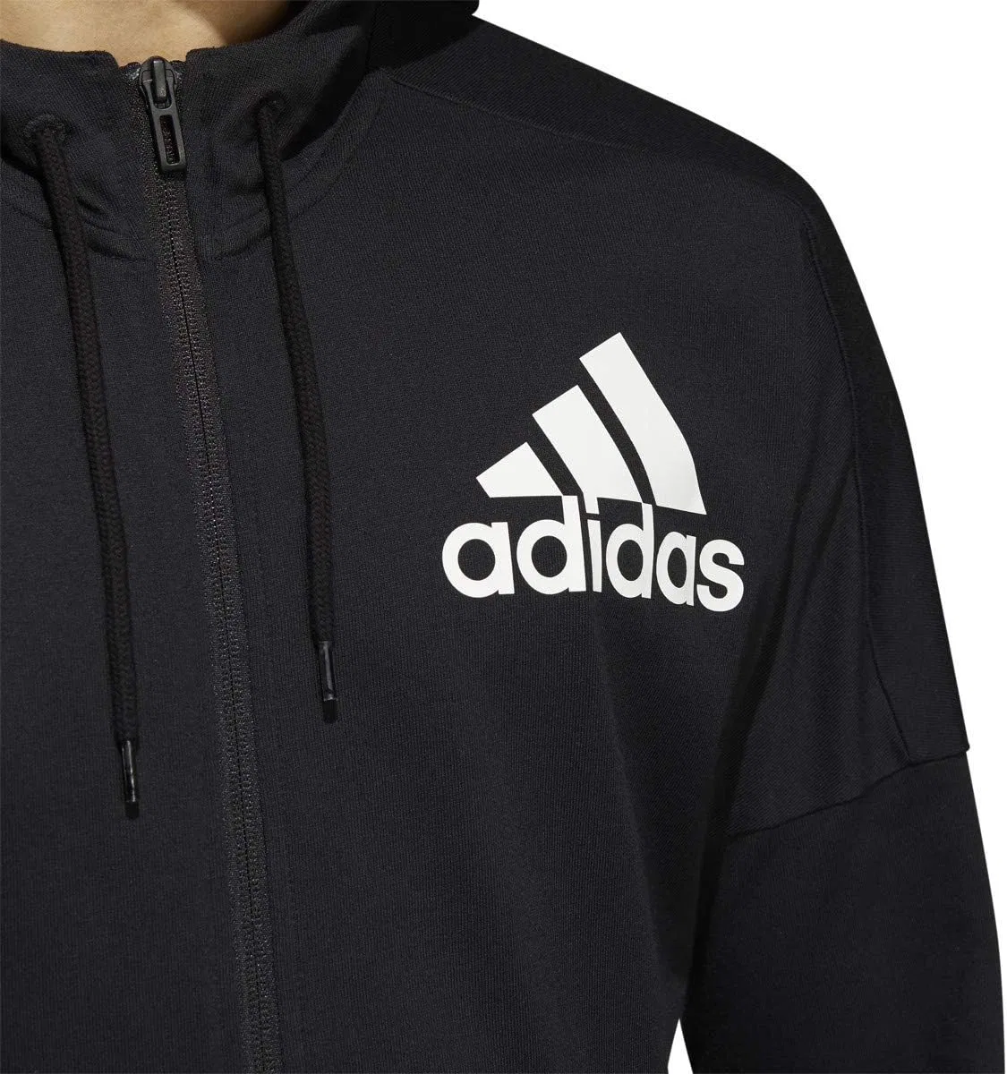 Мужская толстовка adidas на молнии с капюшоном для начала учебного года — фото 3