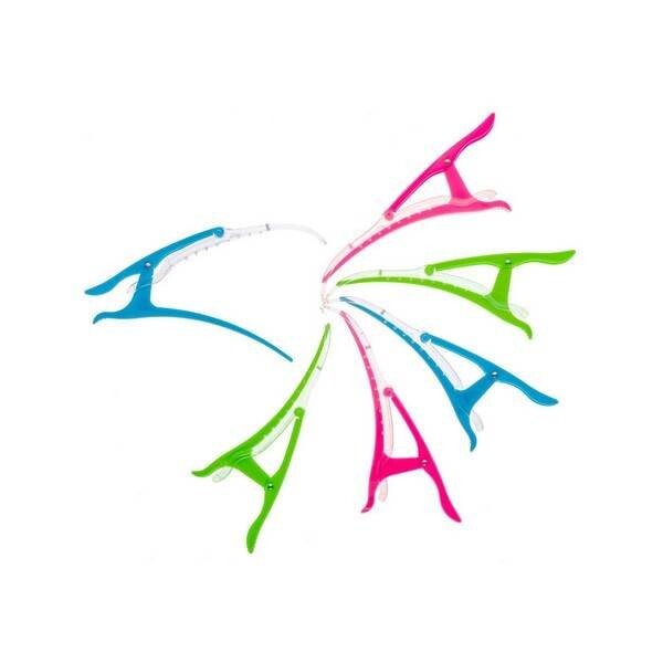 

Парикмахерские зажимы Head Jog Colorful Eagle, 6 шт Hair Tools