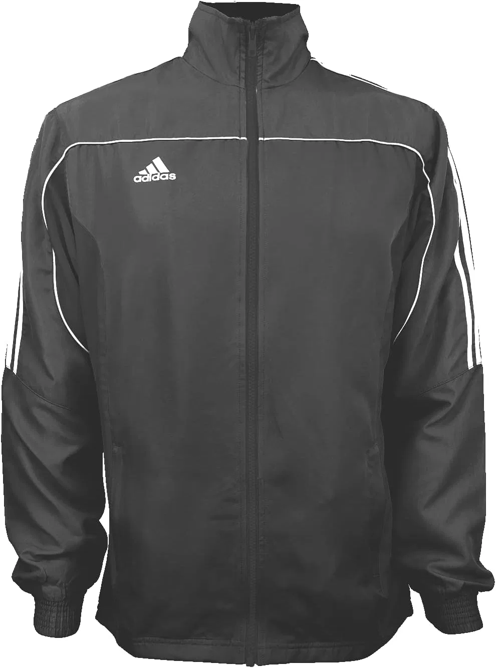 Куртка спортивная adidas, цвет Grey White — фото 2