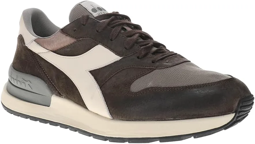 Мужские кроссовки Diadora Conquest из замши с шнуровкой, повседневные - коричневые, коричневый — фото 2