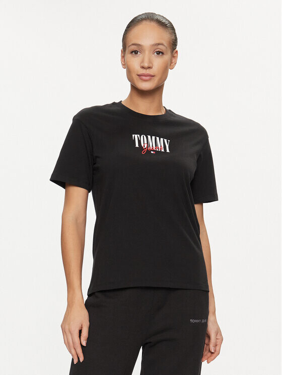 

Футболка свободного кроя Tommy Jeans, черный