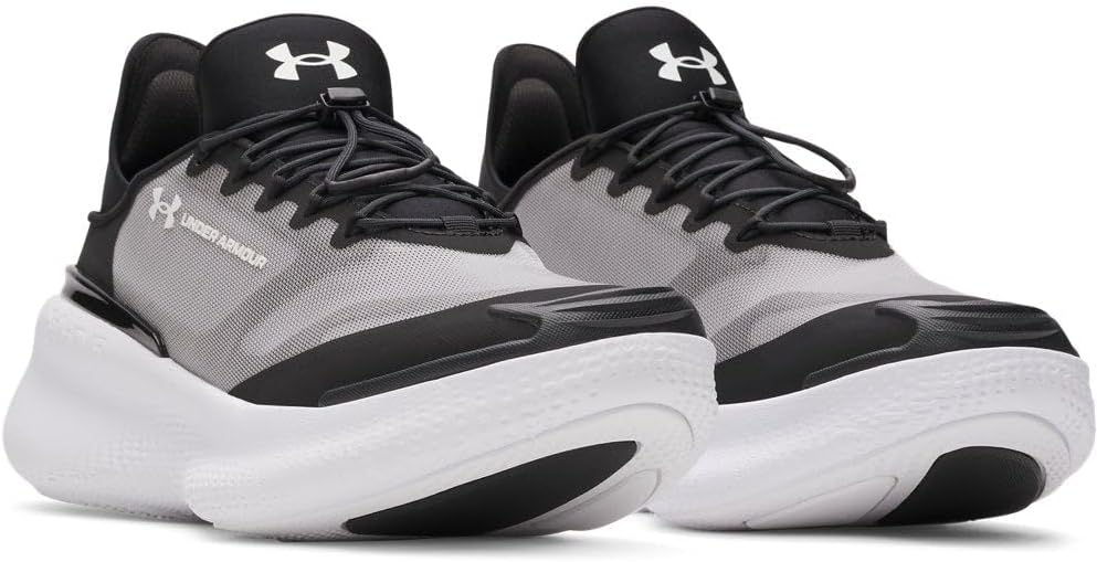 Кроссовки Under Armour Unisex Nova - отзывчивая амортизация и регулируемая пятка, Blackwht — фото 4