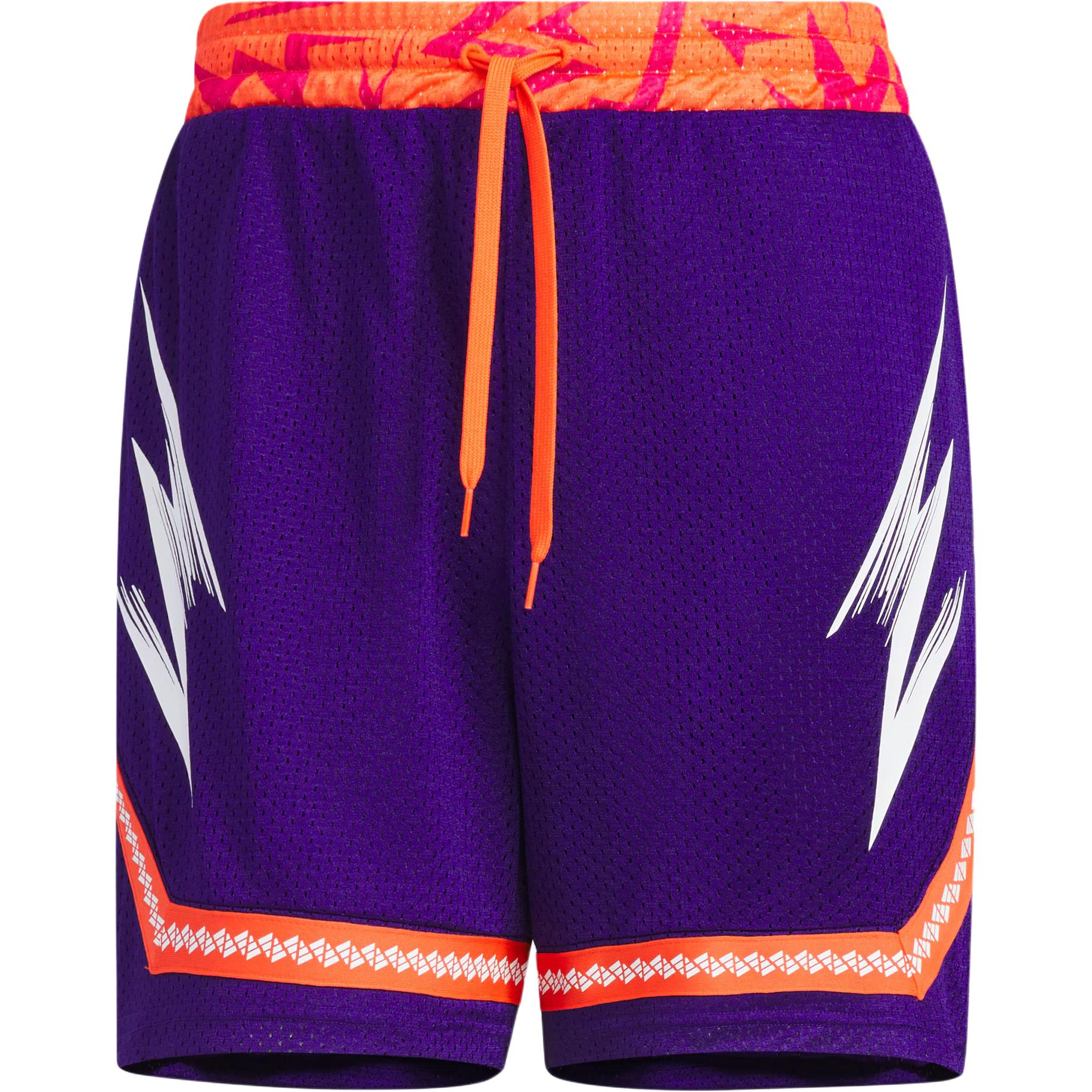 Мужские баскетбольные шорты Adidas Collegiate фиолетовые — фото 2