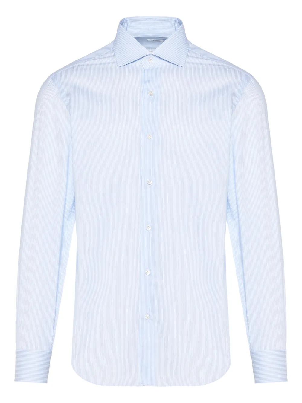 

Рубашка из хлопка в полоску Barba, синий