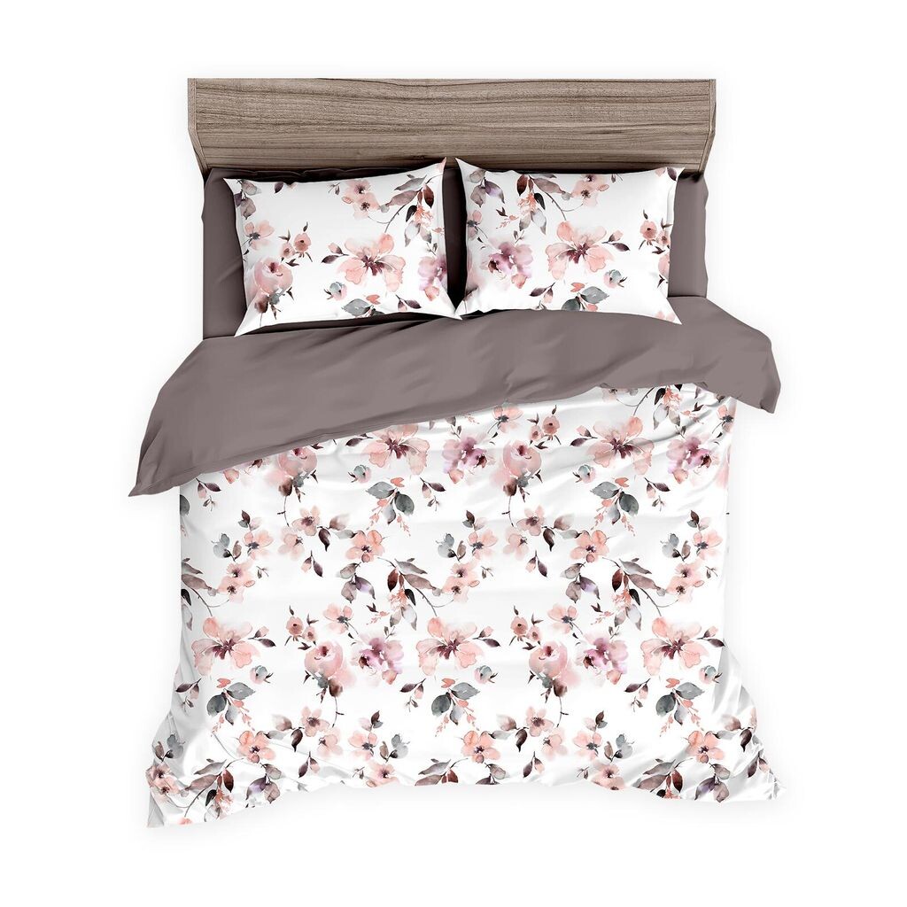 

Сатиновое постельное белье Dream Sleep Premium Leeds Old Pink 200x220 см + 2x 80x80 см Traumschlaf