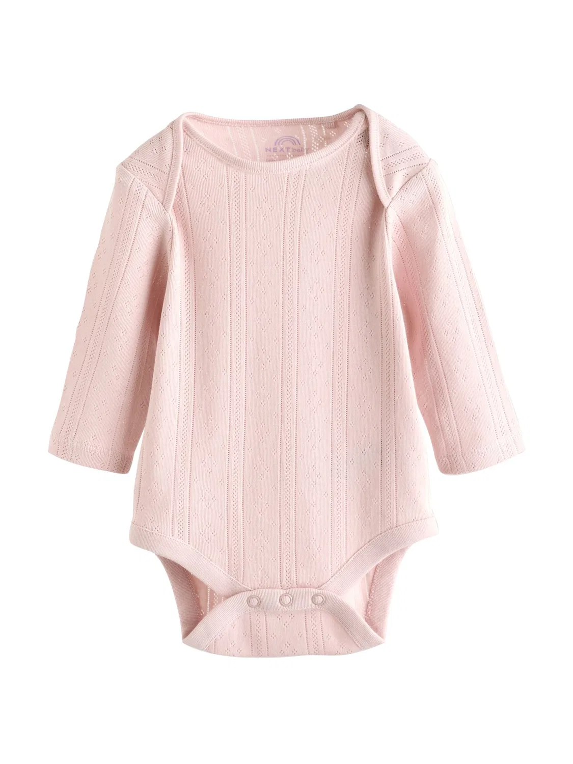 Комбинезон/Боди Next, Beige/Pastel Purple/Pastel Pink — фото 4