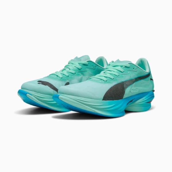 Женские кроссовки для бега по шоссе Fast-R Nitro Elite 3 Puma, зеленый — фото 2