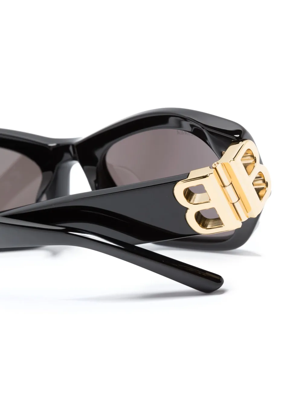 Солнцезащитные очки BB0311SK в прямоугольной оправе Balenciaga Eyewear, черный — фото 3
