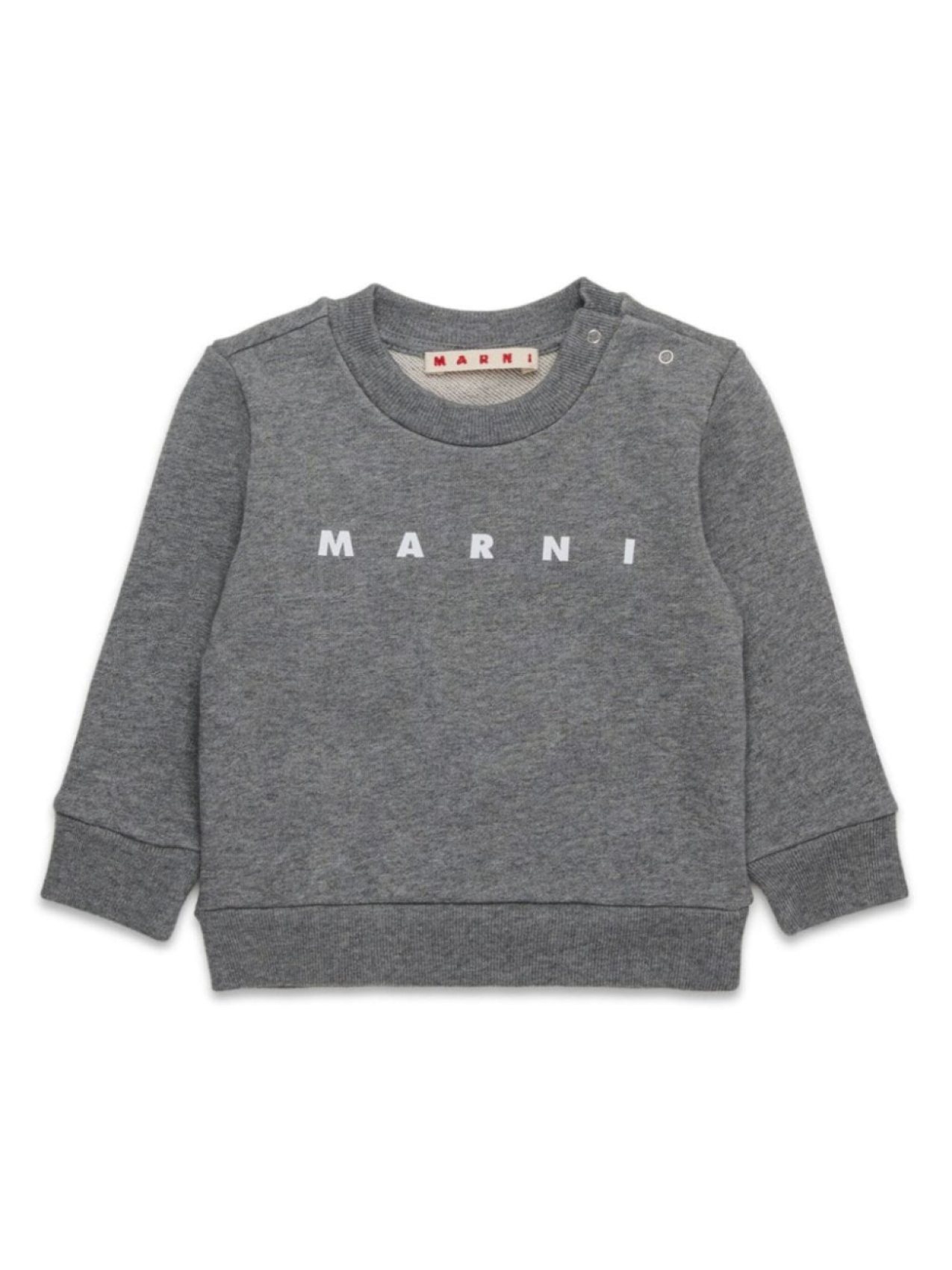 

Marni Kids толстовка с логотипом, серый