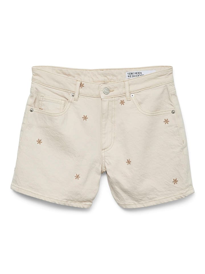 

Джинсовые шорты Vero Moda, бежевый