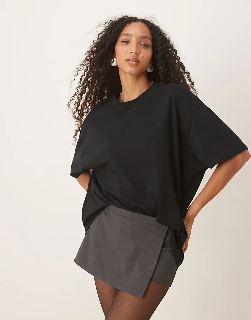 

Футболка оверсайз ASOS DESIGN черного цвета