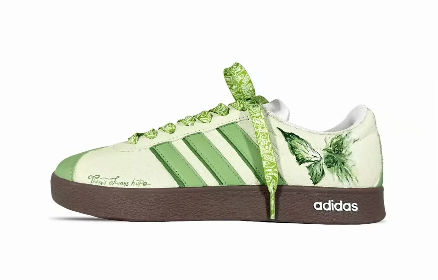 

VL COURT 2.0 JiaYue, Green Butterfly Dancing German Army Trainers Unisex Green Adidas, Grass зеленый