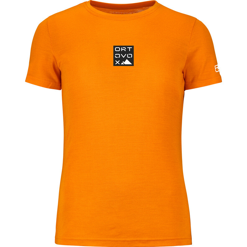 

Женская футболка 185 Merino Square Ortovox, оранжевый