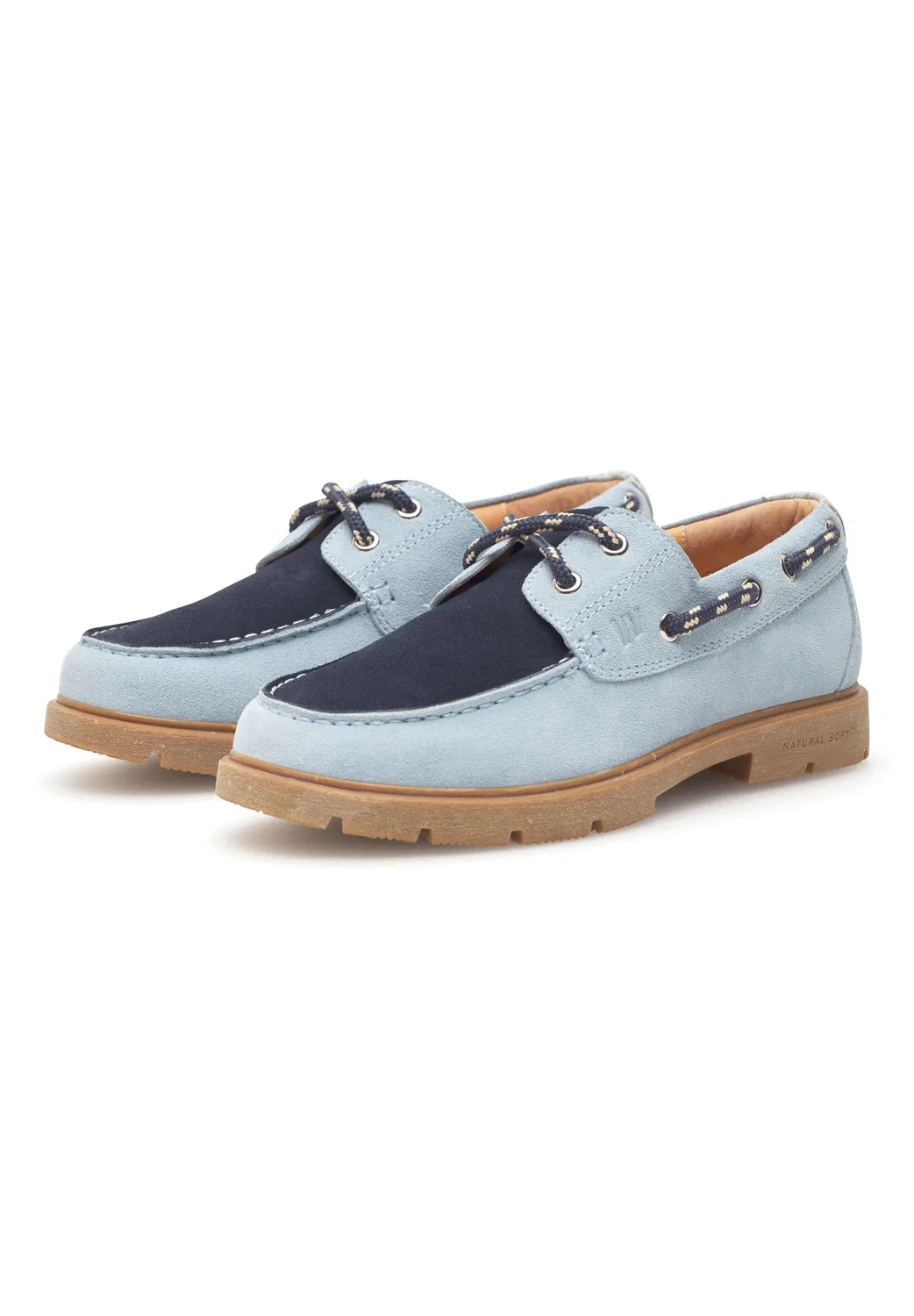 Flats 'Johanne' Woden, Light Blue — фото 2