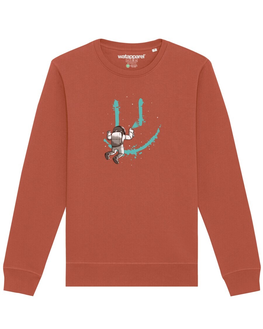 

Свитер Watapparel Sweatshirt Graffiti Astronaut, светло-коричневый