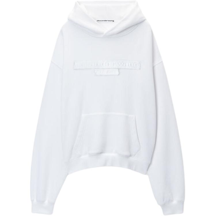 

Футболка с потертым логотипом Alexander Wang, белая