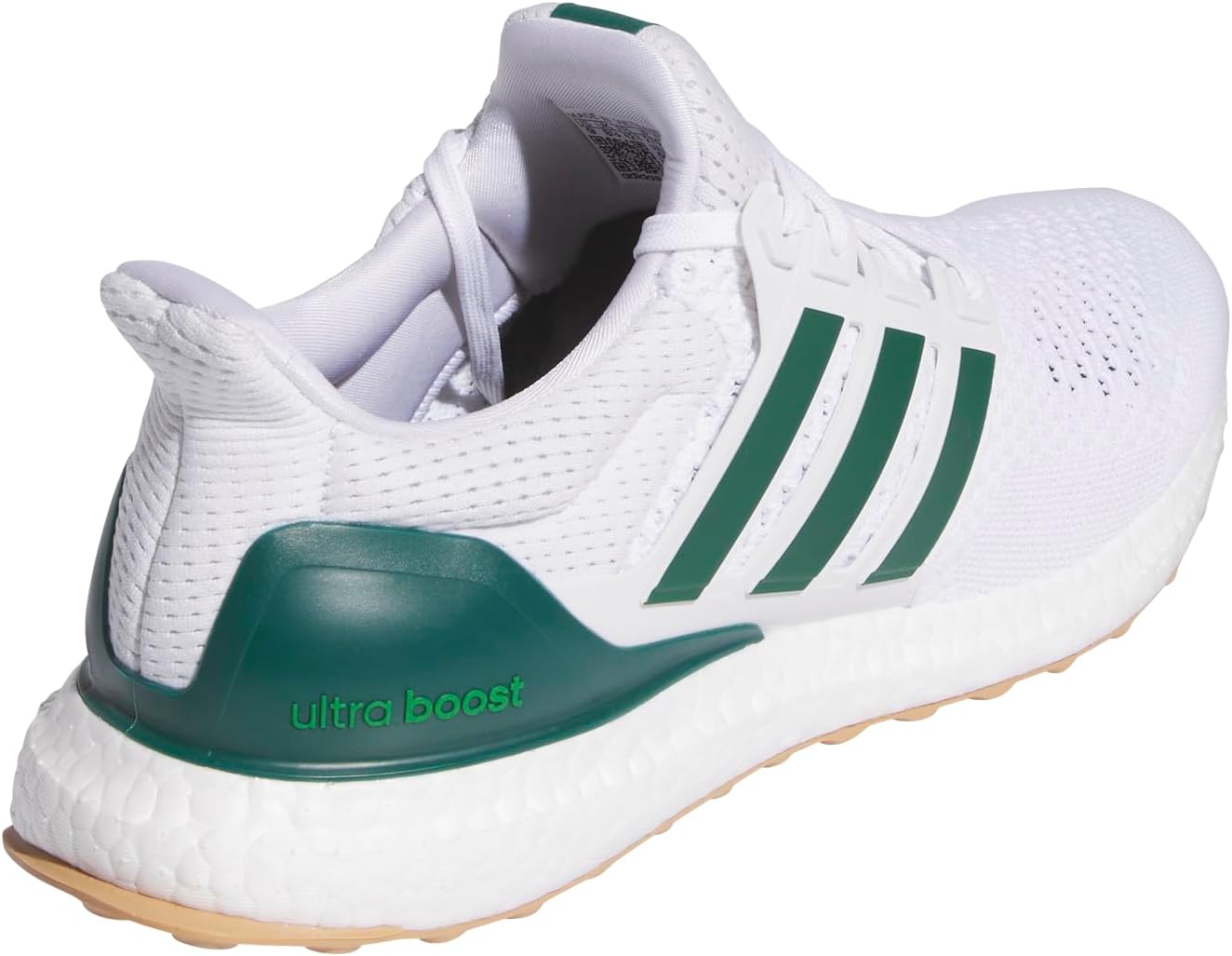 Мужские кроссовки для бега Adidas Ultraboost 1.0, белый/зеленый — фото 3