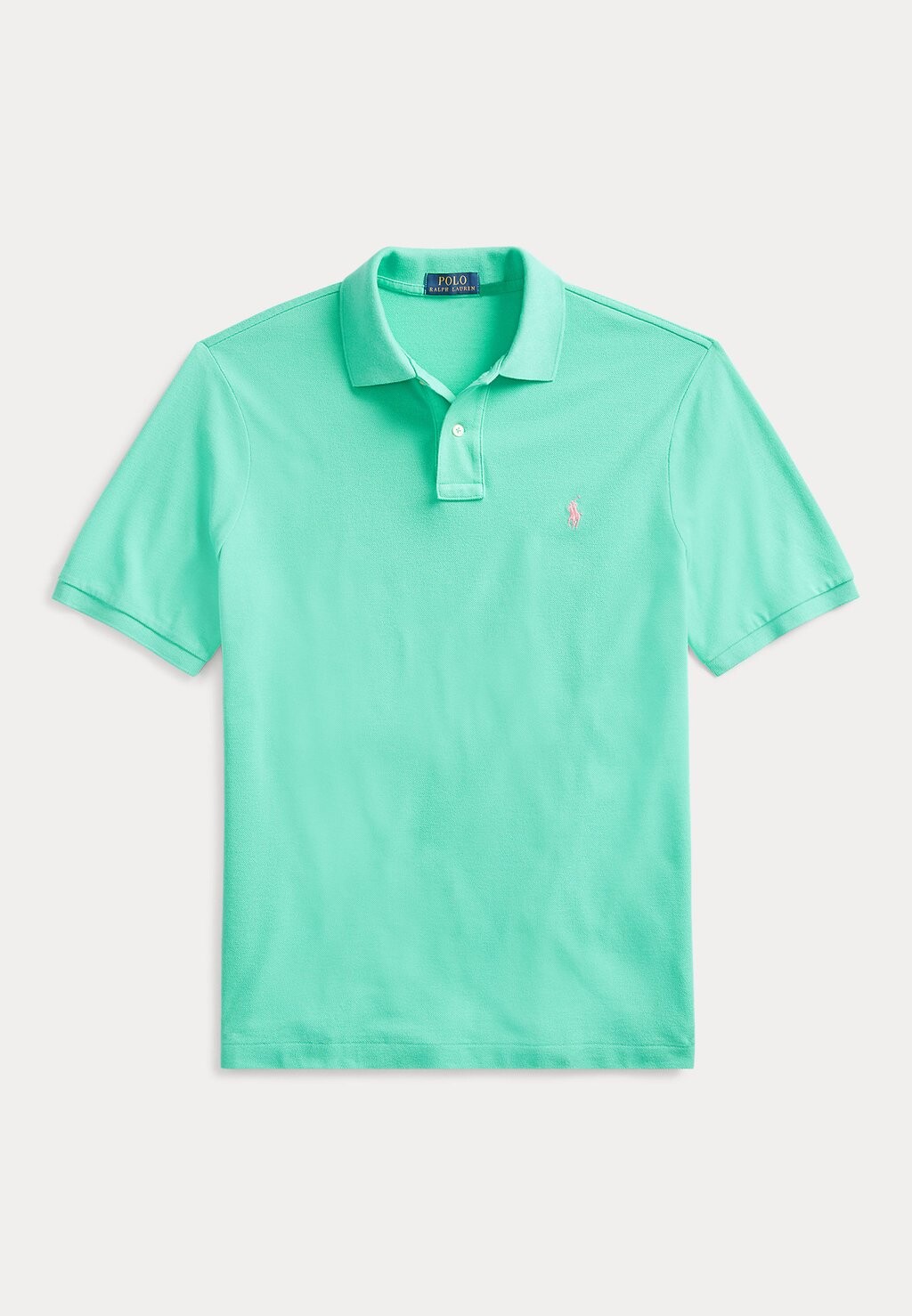 Поло Short Sleeve Polo Ralph Lauren, цвет sunset green — фото 4